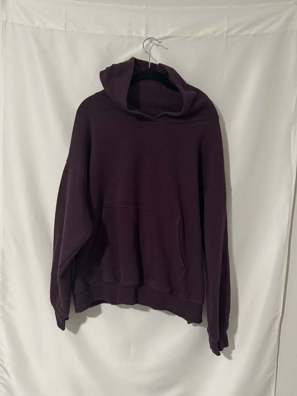 Fabletics Hoodie Size XXL/1X Burgundy Oversized Pullover
